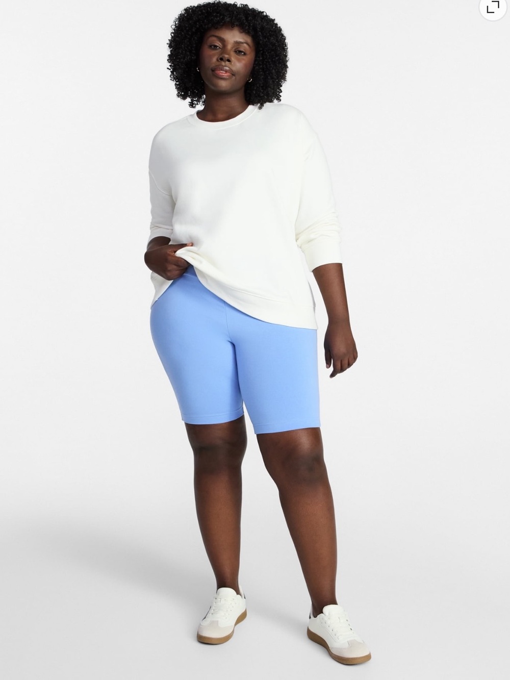 Terra & Sky Women's Plus Size Bike Shorts